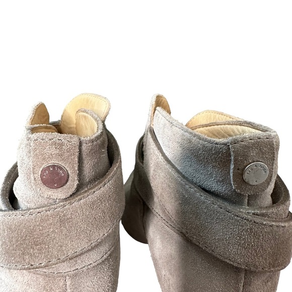 Rag & Bone | Gray Harrow Suede Ankle Boots Size 39 - Picture 7 of 11